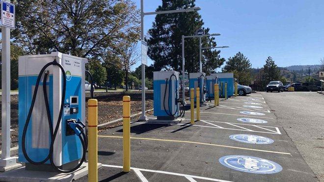 BC Hydro Opens New Kamloops Fast-Charging Site With NACS Connectors