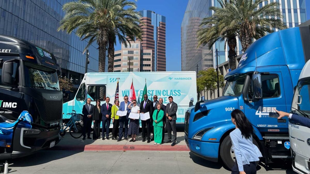 De Vancouver à la Basse-Californie : cinq gouvernements lancent le corridor de camions zéro émission BC2BC