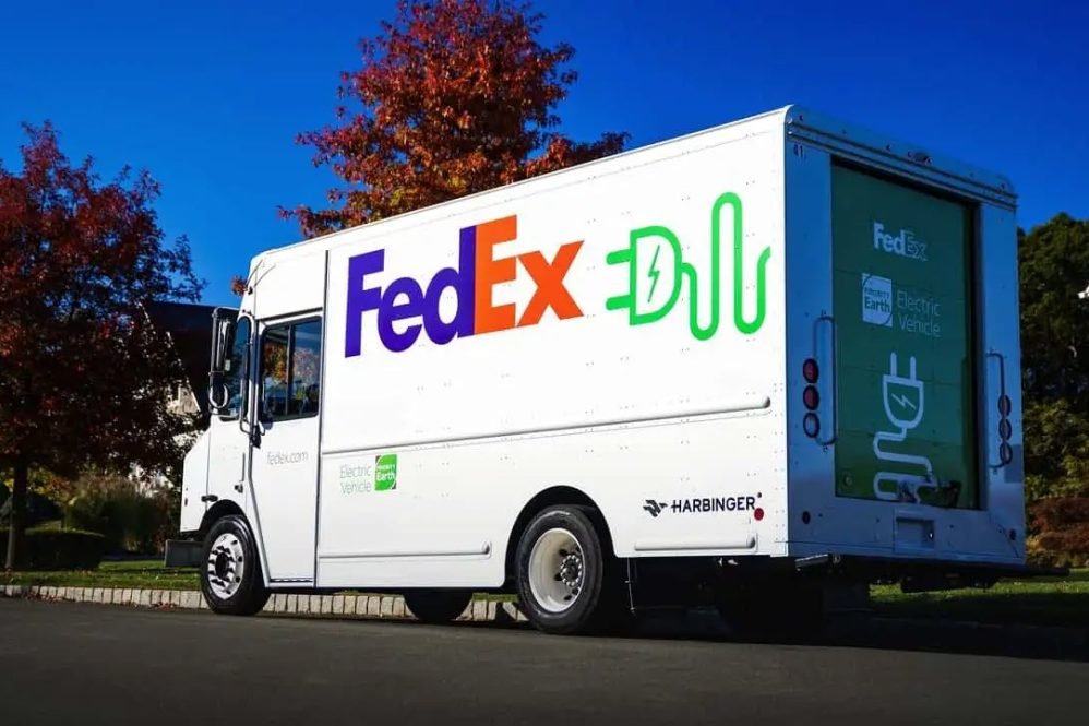 FedEx Orders 2,000 Harbinger Electric Trucks for U.S. and Canada Deployment
