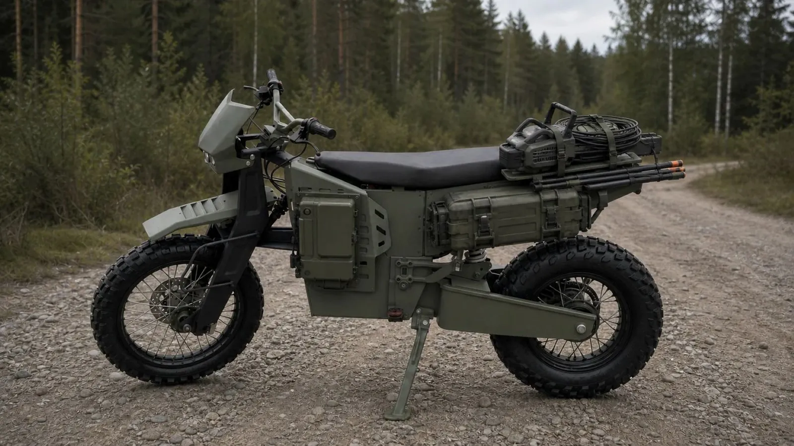Canada's NorthForge Builds the Dispatch: An Electric Military Motorcycle With 1-Minute Battery Swaps