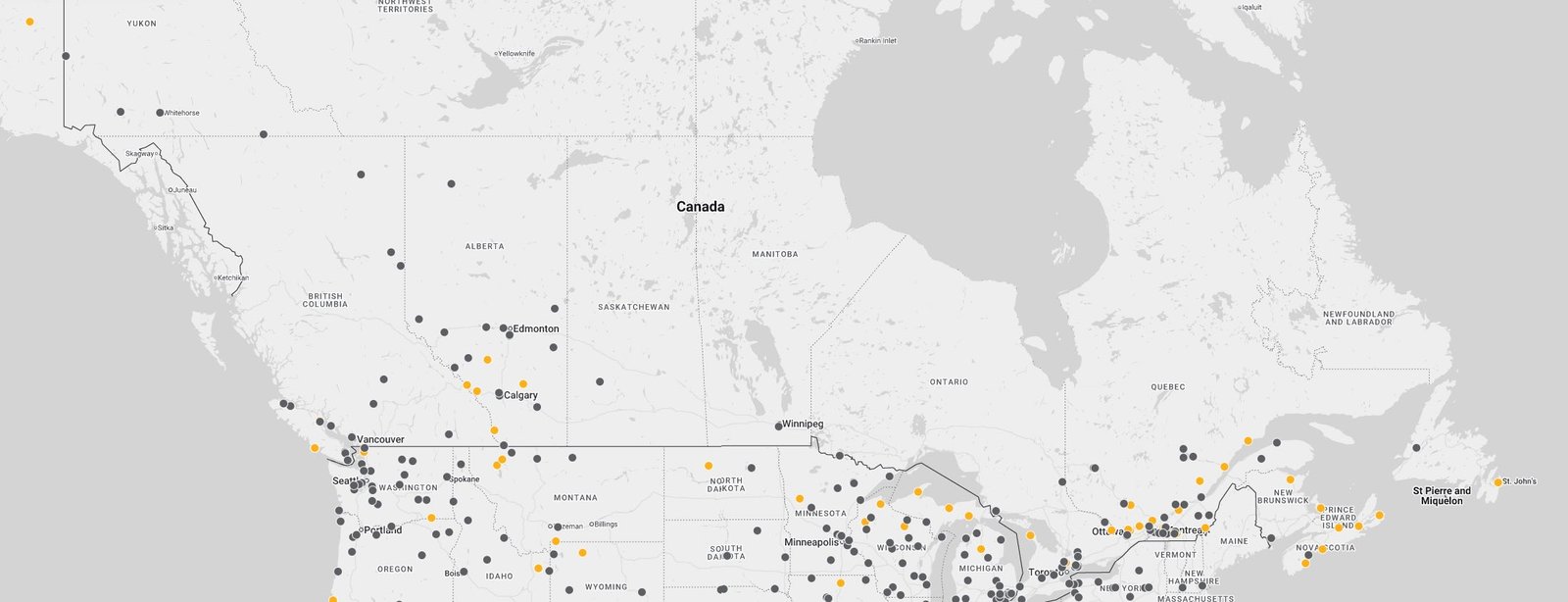 Tesla Supercharger Voting: 3 Canadian Winners, 84 Locations Up for Vote